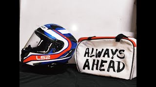 Unboxing LS2 FF327 Challenger Fusion  My New Helmet  VLOG 36  SaqibWithaQ [upl. by Aneri]