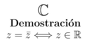 Demostración Propiedad del Conjugado Números Complejos [upl. by Seugram]
