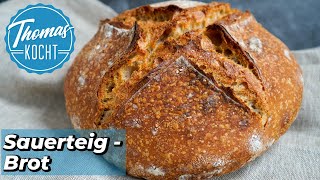 Das perfekte Brot backen  mit Sauerteig [upl. by Elbring]