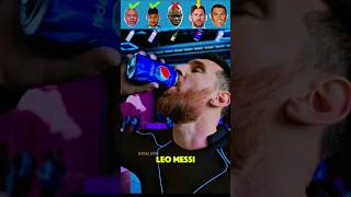 Mabappe vs Neymar vs Balotelli vs Messi vs Ronaldo Epic Drinking Challenge shorts [upl. by Knepper]