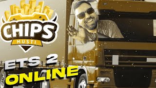 CHIPS ETS 2 ONLINE OYNUYOR  ALTF4 ÇEKİYOR [upl. by Bolling]