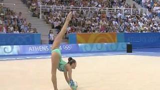 Olympic Games Athens 2004  Alina Kabaeva RUS Ball final [upl. by Kered]