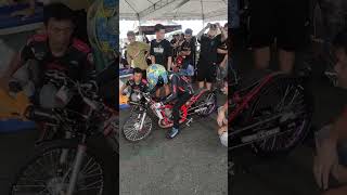 drag bike ngo filipina tekno tuner ninja super open ffa taufik maulana [upl. by Selinski]