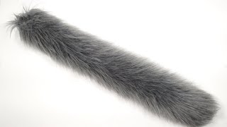 how to sew a faux fur tail detailed stepbystep [upl. by Cocks]