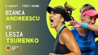 ANDREESCU VS TSURENKO  NATIONAL BANK OPEN  TORONTO  ROUND 1 [upl. by Diann296]