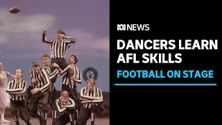 Brisbane Lions help dancers learn football skills for Coppélia  ABC News [upl. by Hamilton]