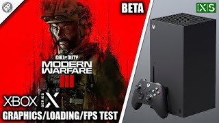 CMW3 Beta  XSX Gameplay  FPS Test [upl. by Netsirc]