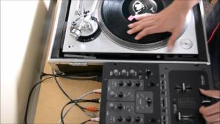 Kuts like a Guillotine ATLP120 Turntable Scratch Test [upl. by Gault]