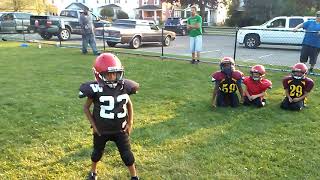 6 year old starting linebacker and running back Jermill Jackson [upl. by Auria]