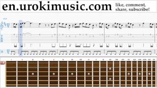 Guitar lessons John Legend  One Woman Man Sheet Music Tutorial Part2 uma352 [upl. by Nimajaneb]