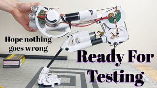 OpenSource DIY Quadruped An Assembled Leg [upl. by Yllom]