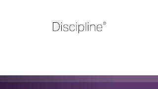 Discipline  Learn more about your innate talents from Gallups Clifton StrengthsFinder [upl. by Nevaeh]