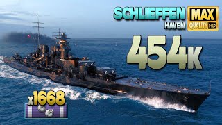 Battleship Schlieffen hunts the world record with friends  World of Warships [upl. by Suilenroc]