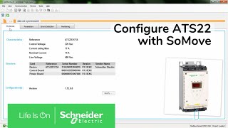 How to connect and configure ATS22 with SoMove  Schneider Electric Support [upl. by Iva]