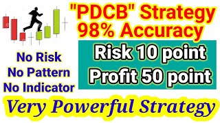 quotPDCBquot Strategy 98 Accuracy  Risk 10 pointProfit 50 point  Very Powerful Strategy  No Risk [upl. by Strohben968]