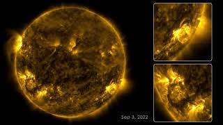 Magnetic Reconnection amp Glowing Plasma  SDO at Sun [upl. by Thatcher]