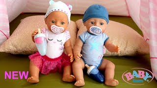 New Baby Born Interactive Dolls Baby Dolls Care Routine Pretend Play with Nursery Toys [upl. by Gairc]