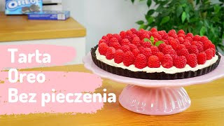 Tarta Oreo z malinami🍰 Pyszna i BEZ PIECZENIA❤️ I Ciastkożercy [upl. by Niobe747]