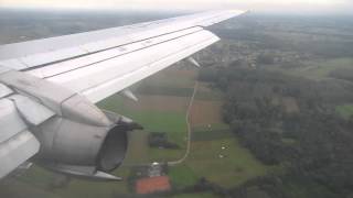 Aviogenex B737200 Landing at Brussels 11th September 2013 [upl. by Eirahs]