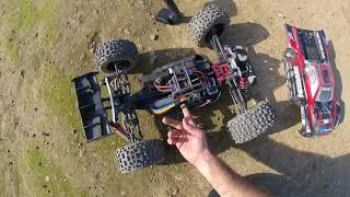 Arrma Kraton 6s quotHobbystar 1730kvquot with Tekno MT410 JLB Cheetah Xtreme and Truggified Typhon [upl. by Tiff]