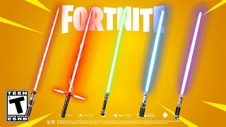 How To Get Star Wars Lightsabers in Fortnite Chapter 5 Season 2 Location [upl. by Attelrahs]