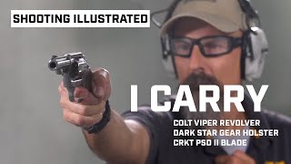 I Carry Colt Viper 357 Magnum Revolver in a Dark Star Gear Holster [upl. by Inalaeham]