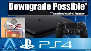 PS4 Downgrade to previous installed Firmware possible without backup [upl. by Oynotna]