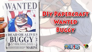 How to make Papercraft Wanted Buggy the Star Clown  One Piece [upl. by Ab]