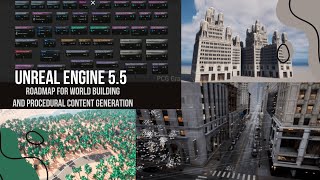 World Building amp Procedural Generation Tools in Unreal Engine 55  New Features amp Enhancements [upl. by Jeane]