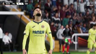 Gameplay FC 24  Villarreal  Olympique de Marseille  Ligue Europa  20232024 [upl. by Dodson627]