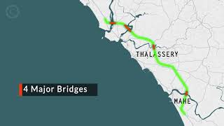 Thalassery  Mahe Four Lane Bypass  Overview [upl. by Mohsen]