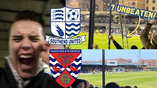 SOUTHEND VS DAGENHAM11BLUES MAKE HARD WORK OF A FIERCE ENCOUNTER [upl. by Alaehcim]