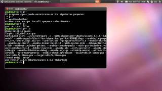 Linux  Instalacion del compilador de C y Geany Ubuntu 1010 [upl. by Annek]