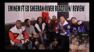 EMINEM FT ED SHEERANRIVER REACTION REVIEW [upl. by Vergos]