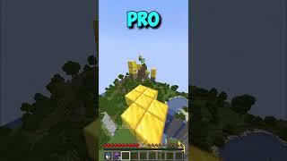 NOOB vs PRO vs NOTCH Minecraft Parkour Temple of Notch shorts [upl. by Rasla423]