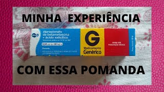 MINHA EXPERIÊNCIA COM A POMADA DIPROPIONATO DEBETAMETASONA ÁCIDO SALICÍLICO [upl. by Yadsnil584]