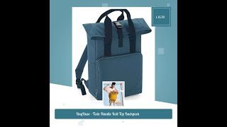 BagBase  Twin Handle RollTop Backpack [upl. by Budde594]