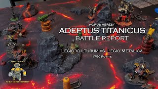 Adeptus Titanicus Battle Report Ep 4  Vulturum vs Metalica 1750 pts [upl. by Anett]