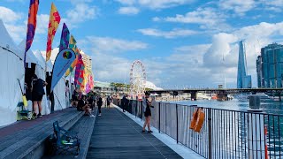 🇦🇺 Sydney walking tour around Darling Harbour  Sydney Lunar Festival Dragon Boat Races 2022 [upl. by Ahsurej]