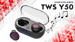 Auriculares TWS Y50  Review Completa [upl. by Annerb]