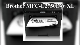 Brother MFCL2750DW XL Extended Print Compact Laser AllinOne Printer [upl. by Akedijn381]