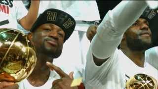 Heat BIG 3 Celebrate Their Second NBA Championship [upl. by Ameg]