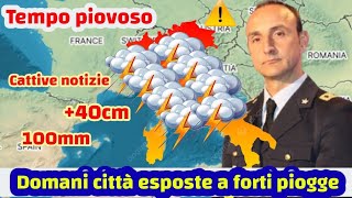 Ultimo secondo Previsioni meteo in Italia domani venerdì 25 ottobre 2024 [upl. by Atir]