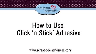 How to Use Click n Stick Applicator [upl. by Gratianna585]