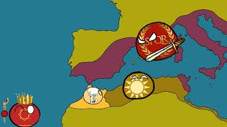 Countryballs History of Morocco Every Year History of north AfricaAlgeria  tunisia libya🇲🇦🇩🇿🇹🇳🇱🇾 [upl. by Oniotna]