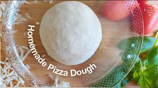 Easy Homemade Pizza Dough  手工披薩薄餅麵糰做法一學就會 [upl. by Onstad]