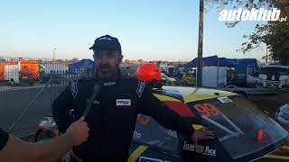 Mikołaj Otto po VII rundzie Oponeo Mistrzostw Polski Rallycross  Toruń 2018 [upl. by Anawek]