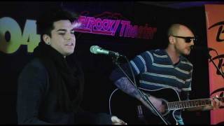 Adam Lambert  Better Than I Know Myself acoustic [upl. by Kosaka]