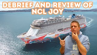 NCL JOY Review  7 day cruise to Bermuda Lets debrief [upl. by Llesirg]