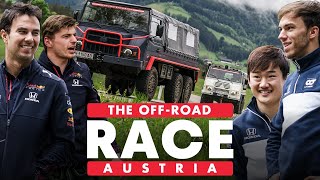 Red Bull Racing Honda Vs Scuderia AlphaTauri Epic OffRoad Race Across Austria  Schnitzeljagd [upl. by Longfellow87]